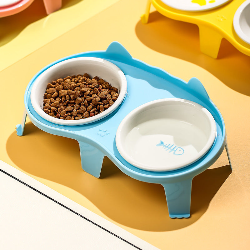 Tilting Pet Bowl Set – Cute & Comfortable