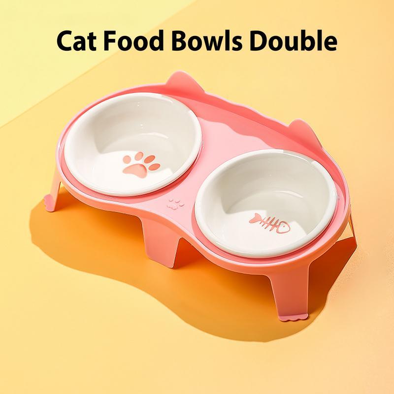 Tilting Pet Bowl Set – Cute & Comfortable