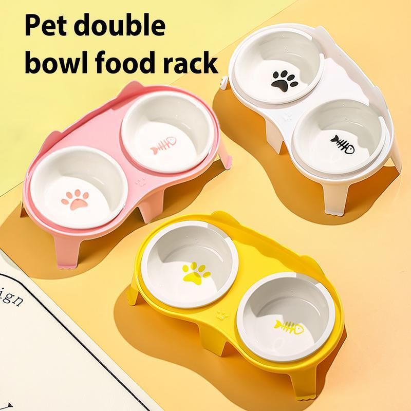 Tilting Pet Bowl Set – Cute & Comfortable