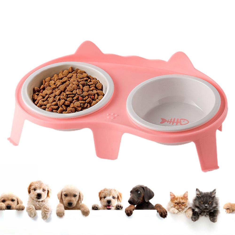 Tilting Pet Bowl Set – Cute & Comfortable
